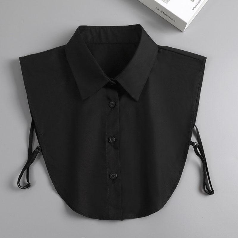 Perfect Match Fashion White Fake Collar Women Detachable Collars Lace Embroidery False Collar Pearls Detachable Collar Lolita Half Shirt