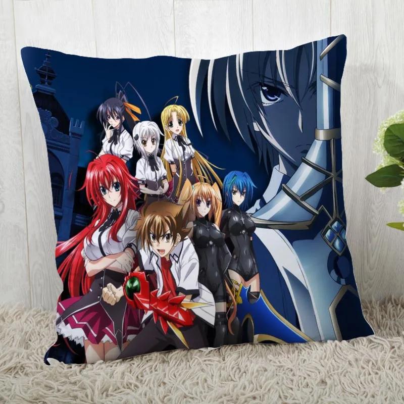High School Dxd Pillow Cover Customize Pillow Case Modern Home Decorative Pillowcase For Living Room 45X45Cm A19.12.13