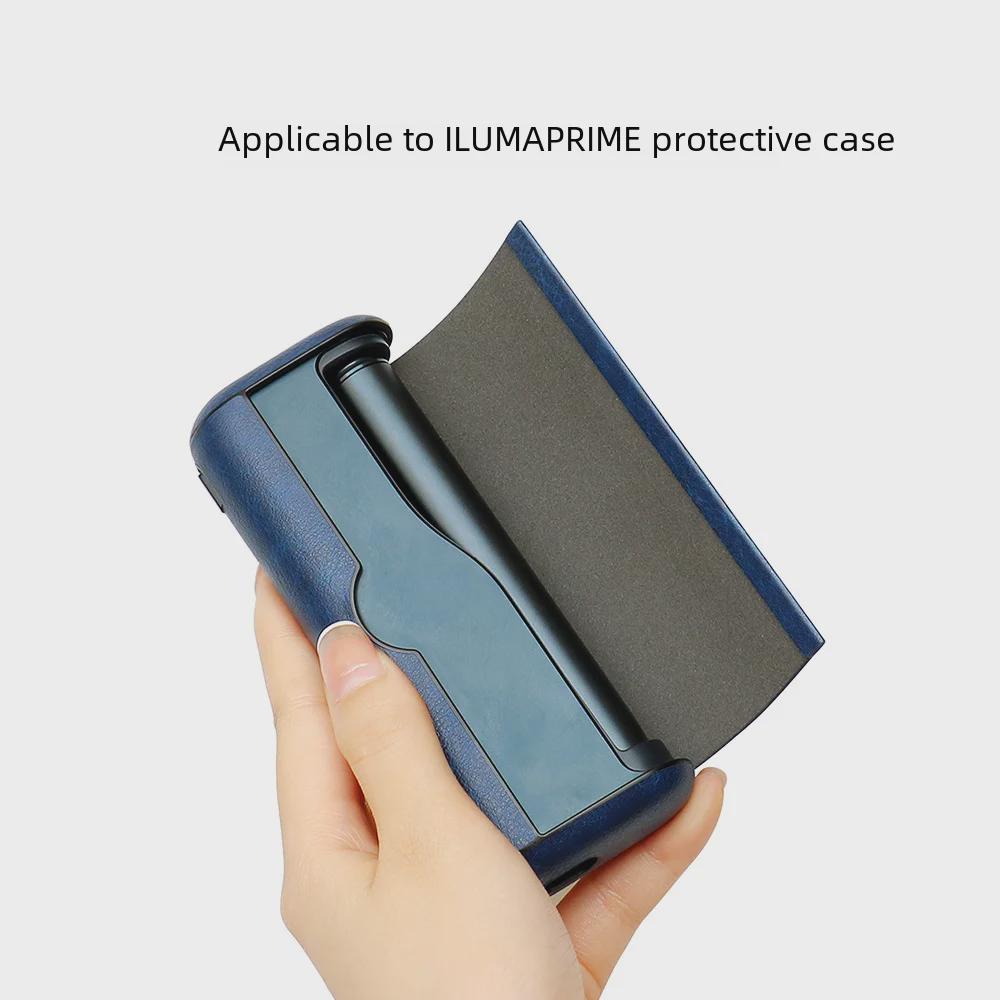 Kompatible dekorative Anti-Fall-Lederhülle für ILUM PRIME Heat-Not-Burn-Gerät und Ladehülle