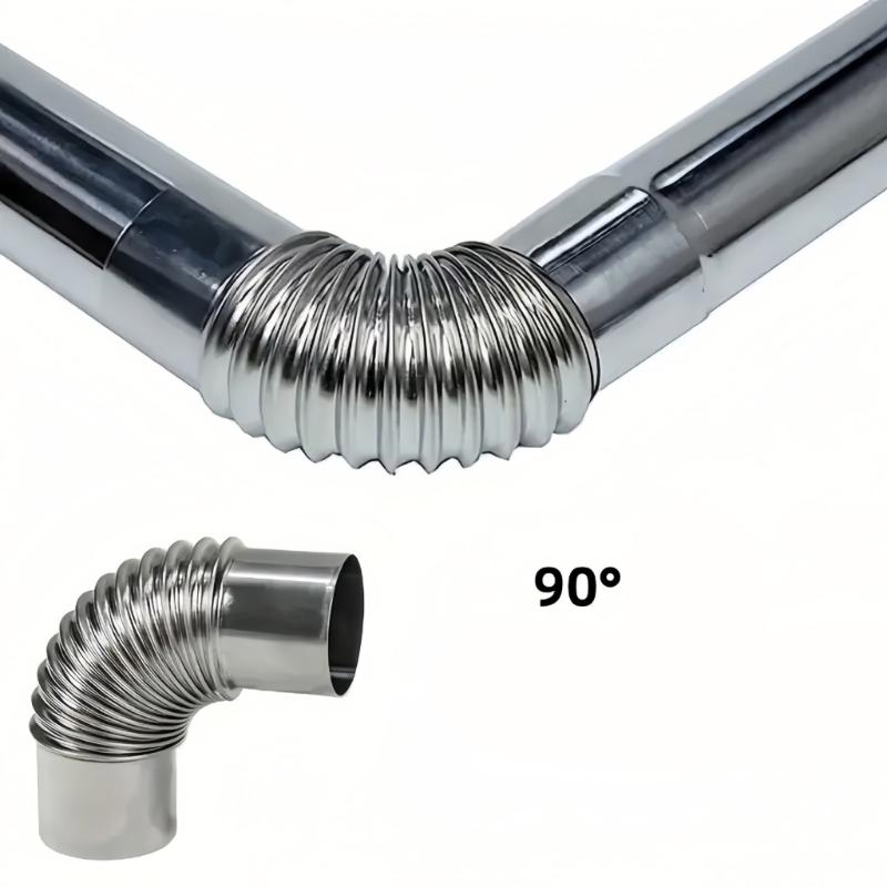 Wind Resistant Outdoor Stove Pipe Tent Heaters Accessory Corrosion Proof Design Camping Equipment for Any Season