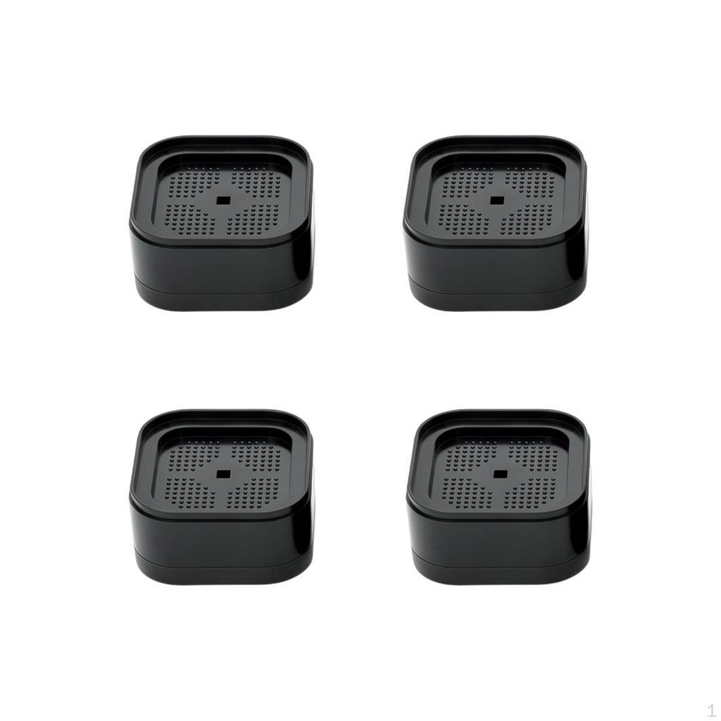 4 Pieces Laundry Appliance Feet Stackable Washer Support Textured Foot Pad
