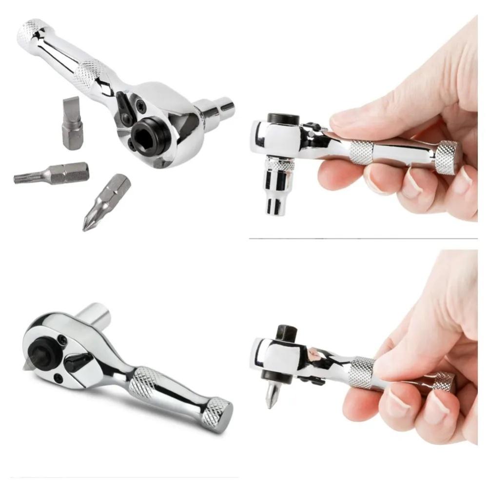 72 Tooth Ratchet Wrench Double Head Handle Socket Wrench Small Torque Spanner High-selling Manual Tool Accessories