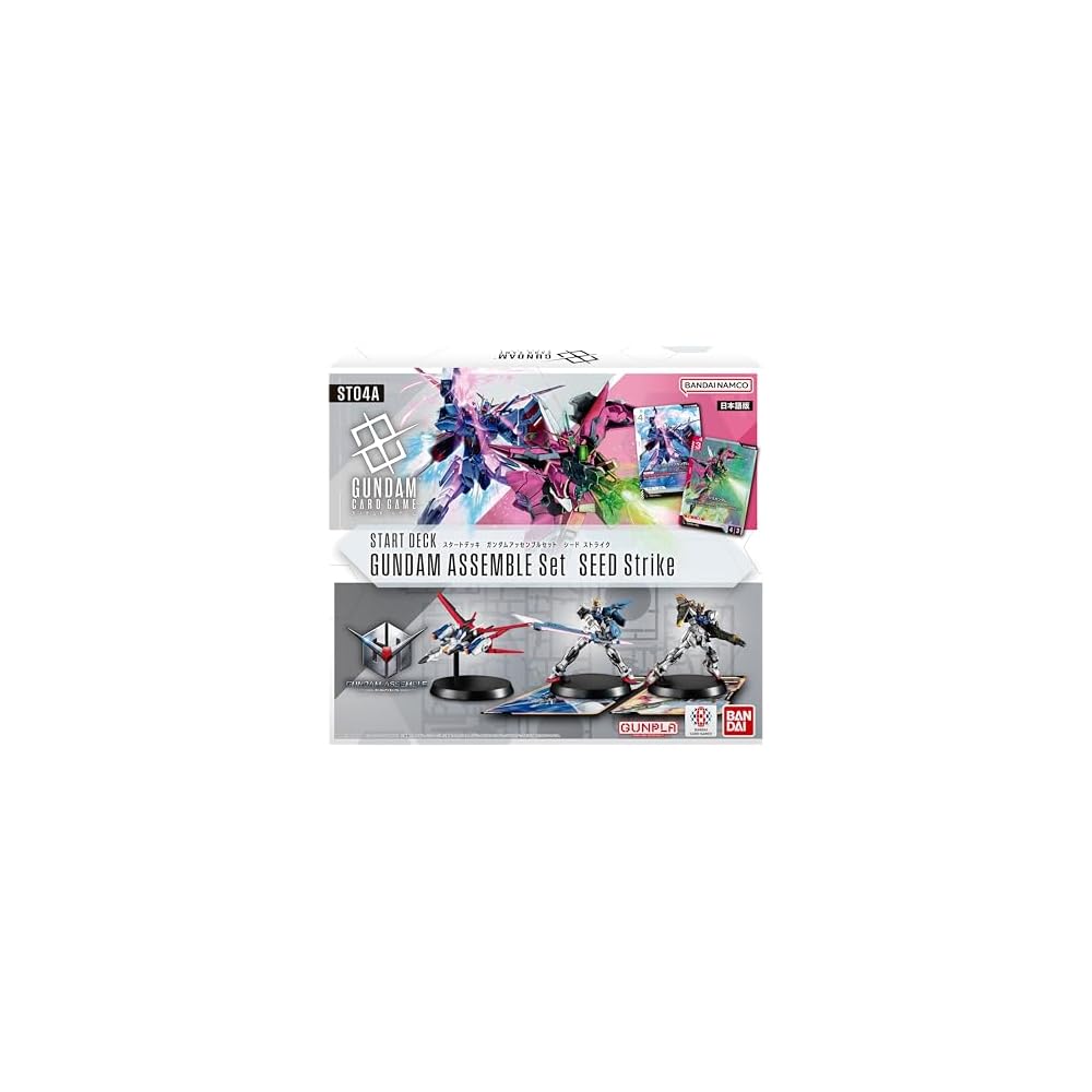Bandai Gundam Card Game Start Deck Gundam Assemble Set SEED Strike ST04A Age 9+