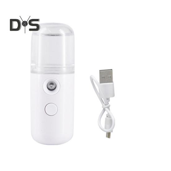 

Мини-отпариватель для путешествий, беспроводной, USB, перезаряжаемый, 30 мл, резервуар для воды, ручной отпариватель для одежды, портативное устройство для увлажнения лица для путешествий и дома белый