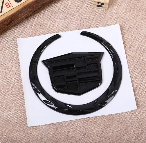 1PCS for Cadillac Logo SRX ATS XTS 2021 2020 2019 2018 2017 Car Front Center Grille Emblem Rear Trunk Badge Sticker Accessories