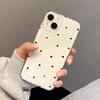 Simple Black Small Dot Transparent Phone Case for Samsung Galaxy S21 S22 S23 S24 S25 Ultra Plus FE Note 20 Soft Cover