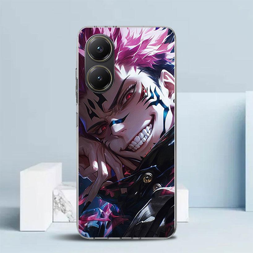 

Kaisen J-Jujutsu Ryomen Sukuna Phone Case For Xiaomi Poco F7 Ultra X5 X6 X7 Pro M7 Redmi 15C 15 13C 13 12C 12 10C 10 10A 9 9C 9A Xiaomi Poco F7 Pro