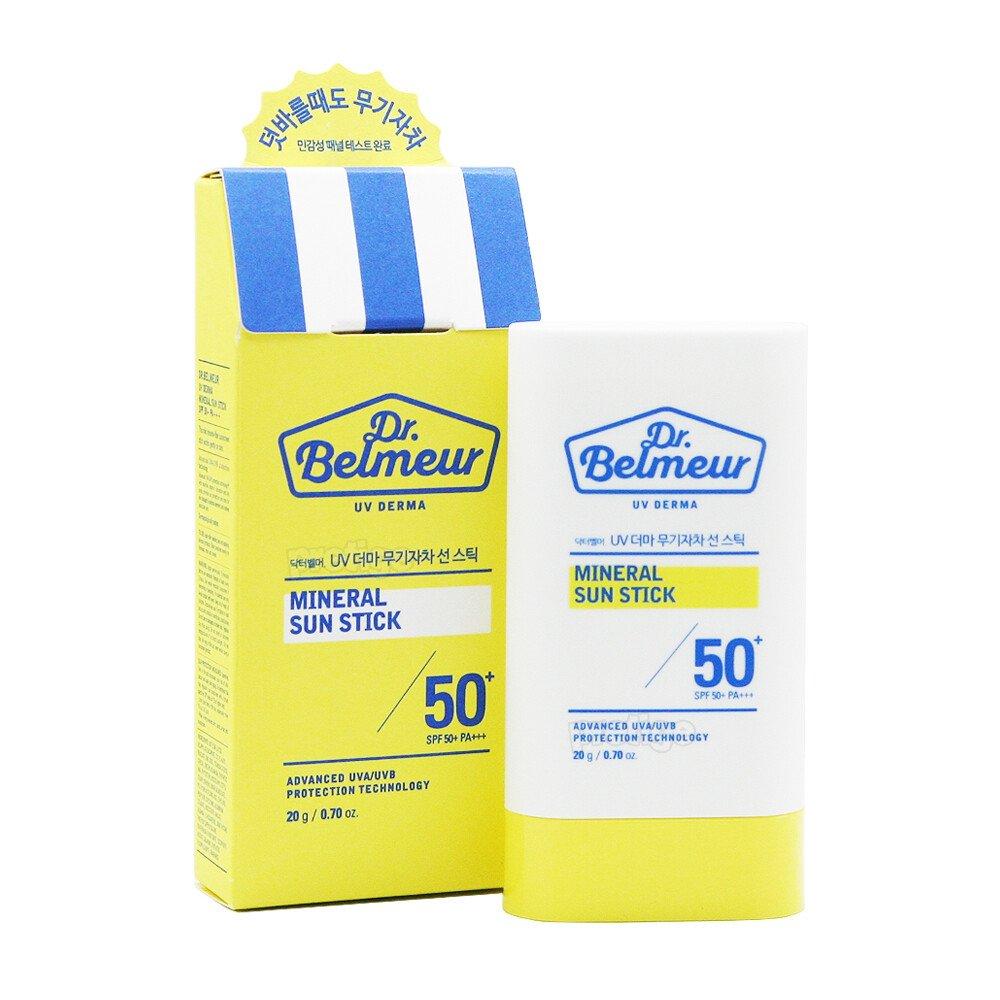 

Магазин для лица доктор. Belmeur UV Derma Неорганический солнцезащитный стик 20г