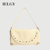Ladies Rivets One-Shoulder Underarm Bag Commuter All-Match Portable Pillow Bag