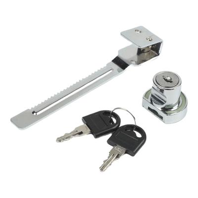 Non-Slip Lock Sliding Glass Door Lock Long-Lasting Reliability Low-Light Positioning Screw-Mounted Installation