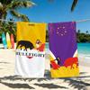 Bullfighting Spanish Towel For Outdoor Camping Beach Towel Super Absorbent Quick-Drying Summer Towel