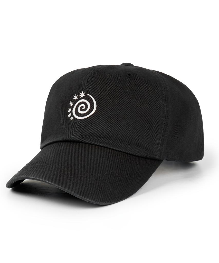 Pideupaipeo Spiral Logo Cap Black