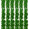 12 Pack 83 Ft Artificial Ivy Garland Vine Fake Greenery Leaf Hanging Plants Garland for Wedding Party Home Garden Wall