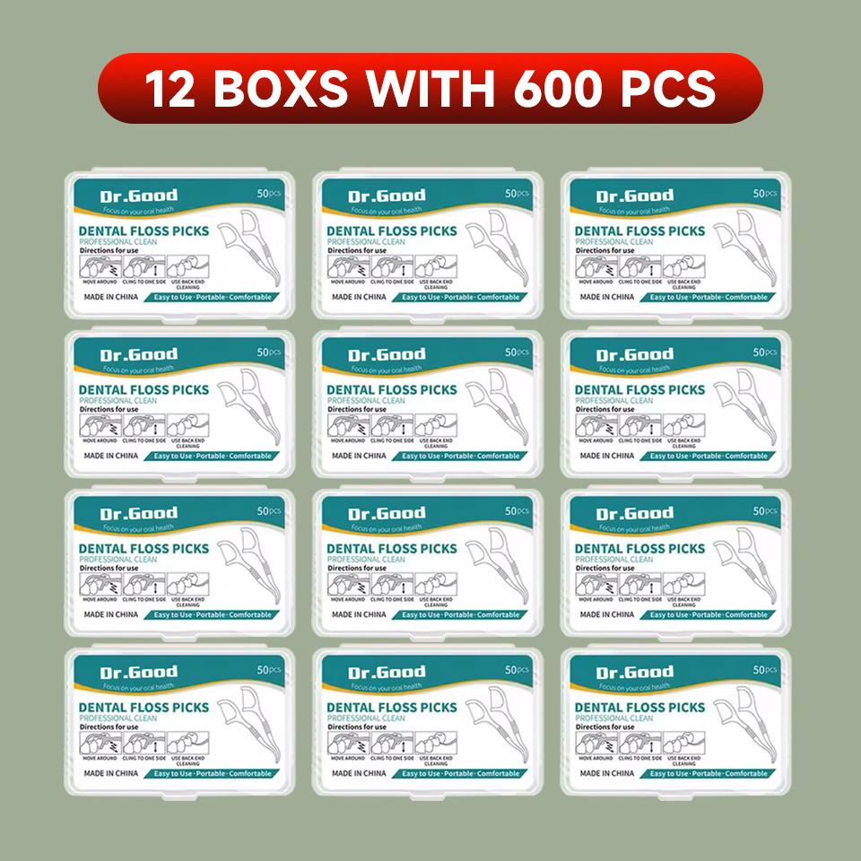 50/150/300/600/1000 PCS Dental Floss Sticks Oral Care Tools