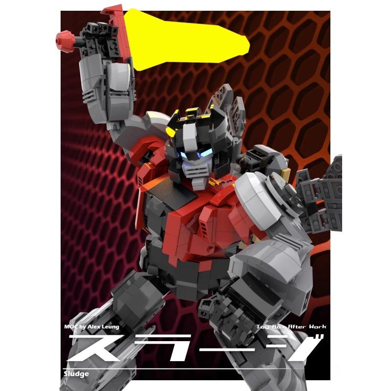 Transforming Robot  Assembly Idea Silt Puzzle Building Block Set Gift Assembly Toy for Boys