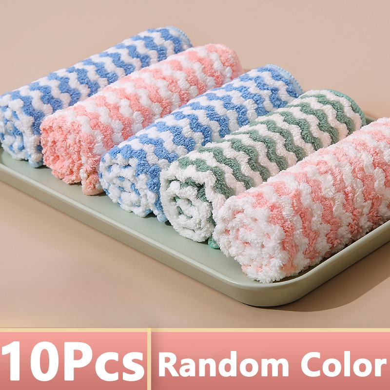 Kitchen Dishwashing Cloth Superfine Fiber Water Absorbent Cleaning Cloth Multipurpose Household Cleaning Tools Cleaning Cloth