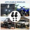 2Pcs Motorcycle Headlight Mount Bracket 360 Degree 18-32Mm Adjustable Spotlight Clamp Motorcycle Head Light Lamp Holder Support