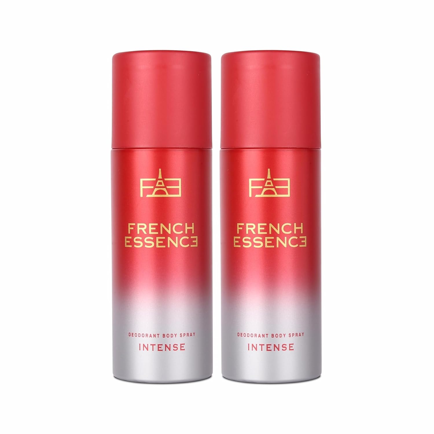 

French Essence Intense Deodorant Body Spray Combo For Men Pack Of 2 X 150ml - 5.07 Fl.oz. Each M чистий