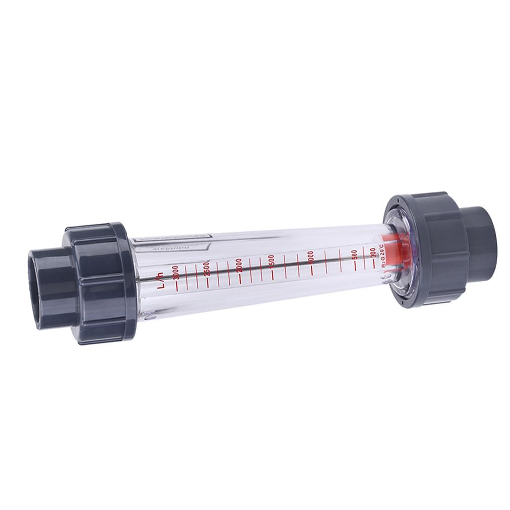 Plastic Tube Type LZS 25 Flow Meter 300 3000L H Water Rotameter
