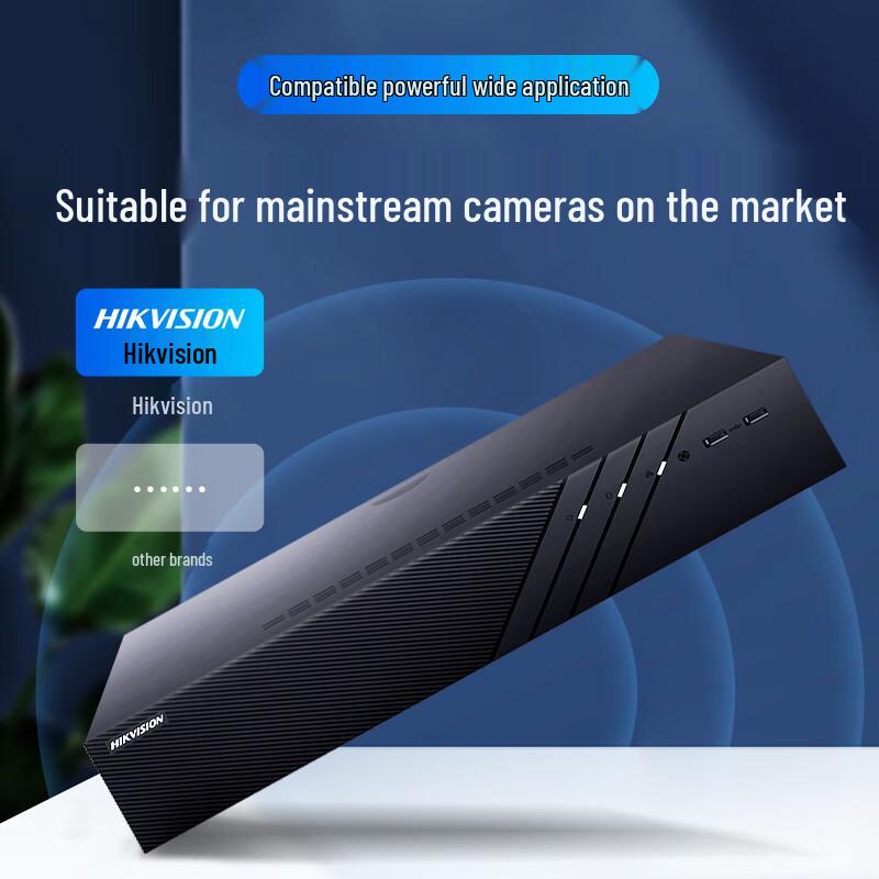 Hikvision 16-Channel 8-Bay 4K NVR (DS-8816N-R8) CN plug (adapter included)