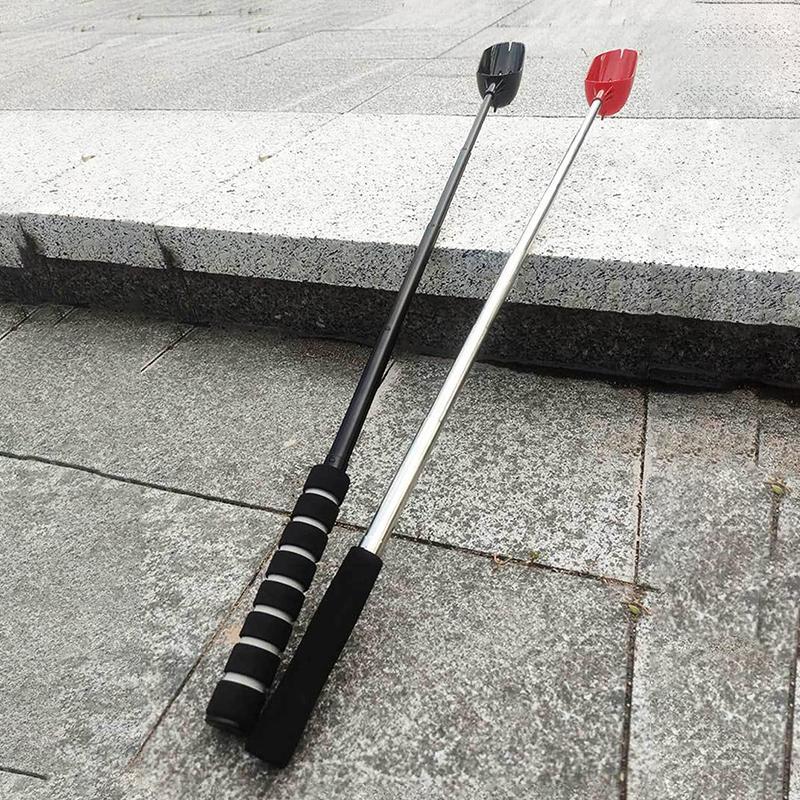 Bait Throwing Spoons Retractable Fish Bait Casting Scoop Lightweight Long Handle Non Slip Fishing Tackle Accessory