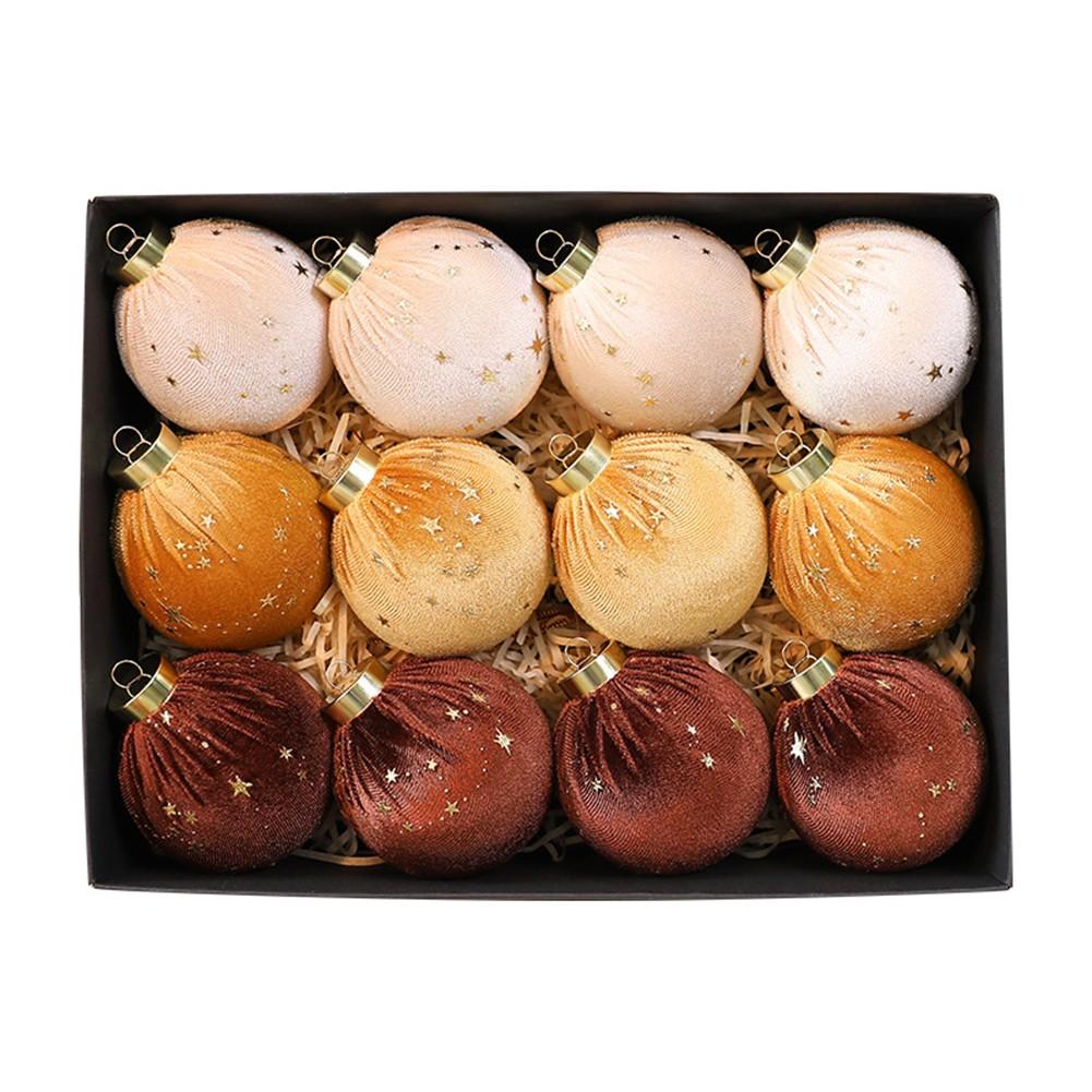 

Полный набор украшений Рождественские украшения Бархатные украшения A