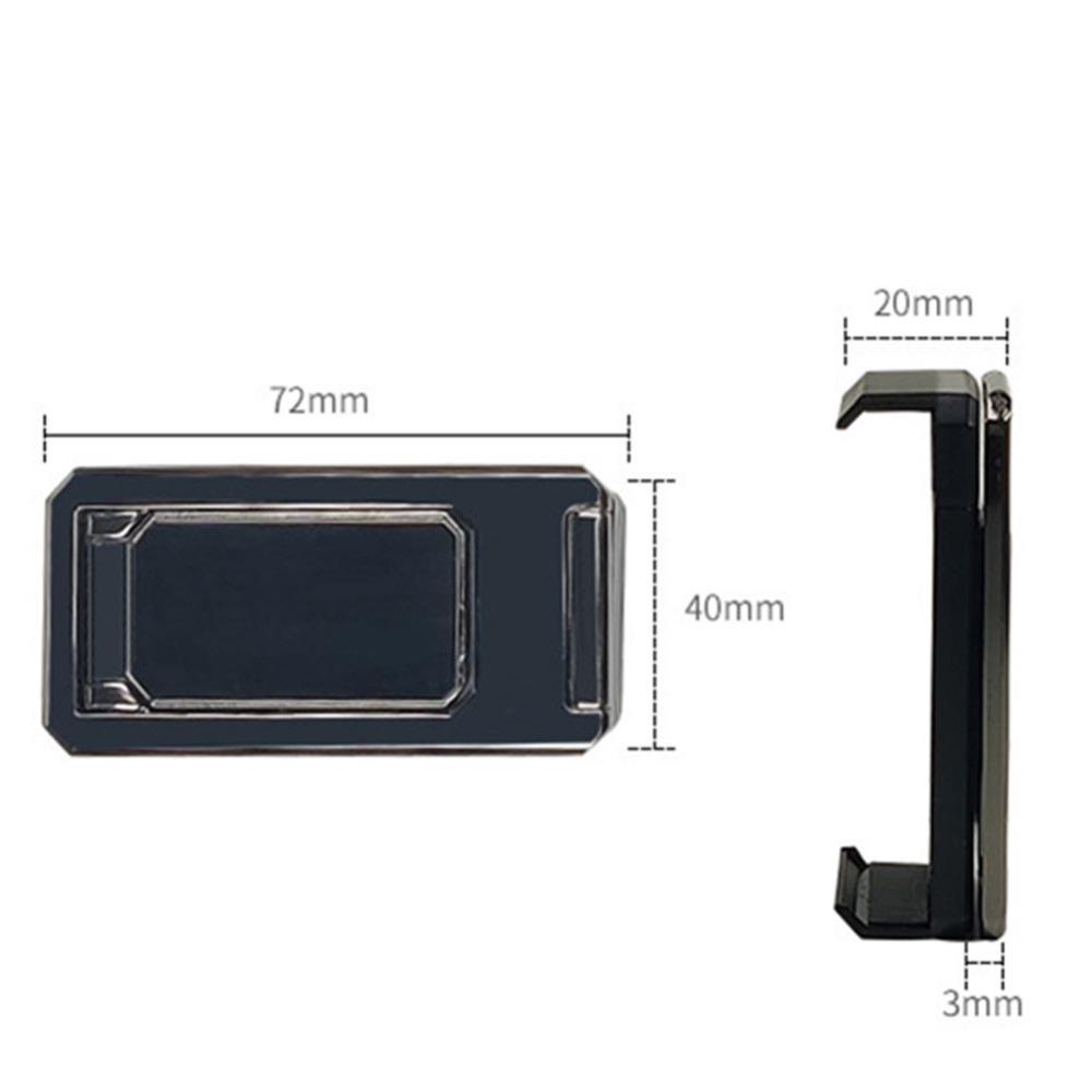 Back Clip Foldable Phone Holder Magnetic Metal Phone Support Adjustable Desktop Phone Bracket