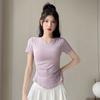 Womens Sports Top Skirt Set Badminton Tennis Running Yoga Quick Dry Athletic Wear