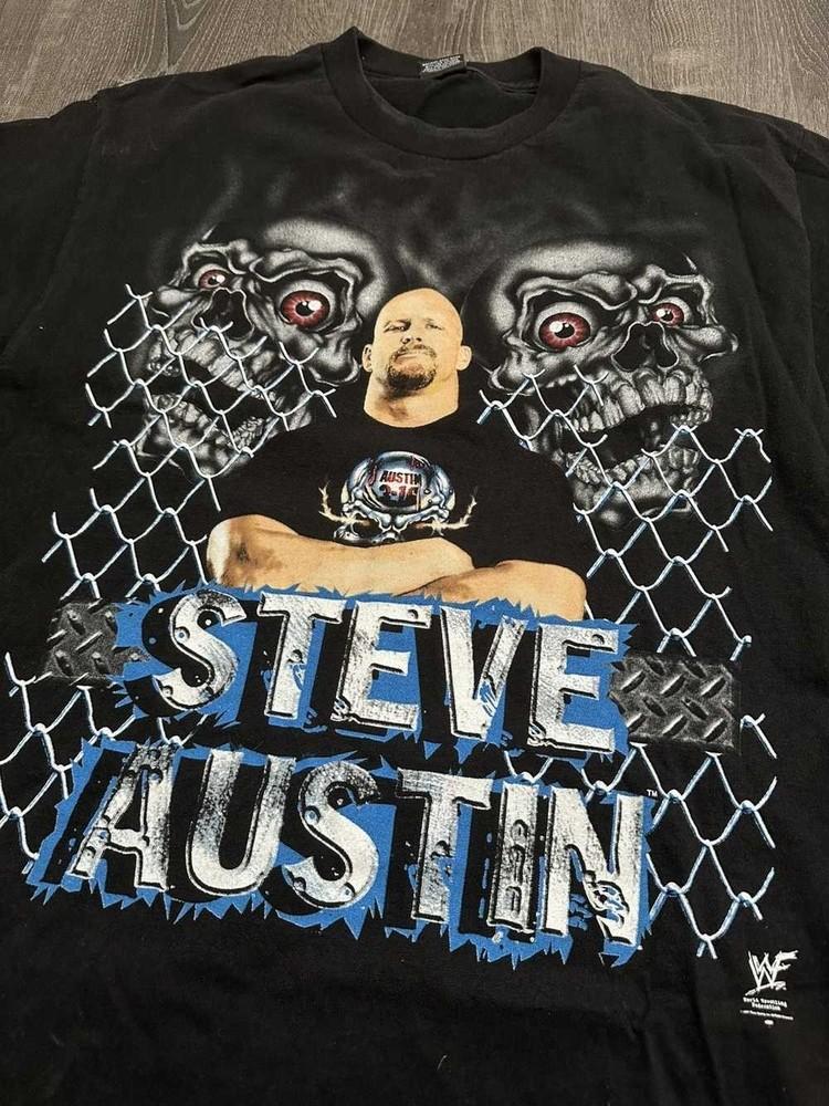 Stone Cold Steve Austin Skull Shirt Unisex Concert S-5XL LO370 Unisex T-Shirt XXXXL