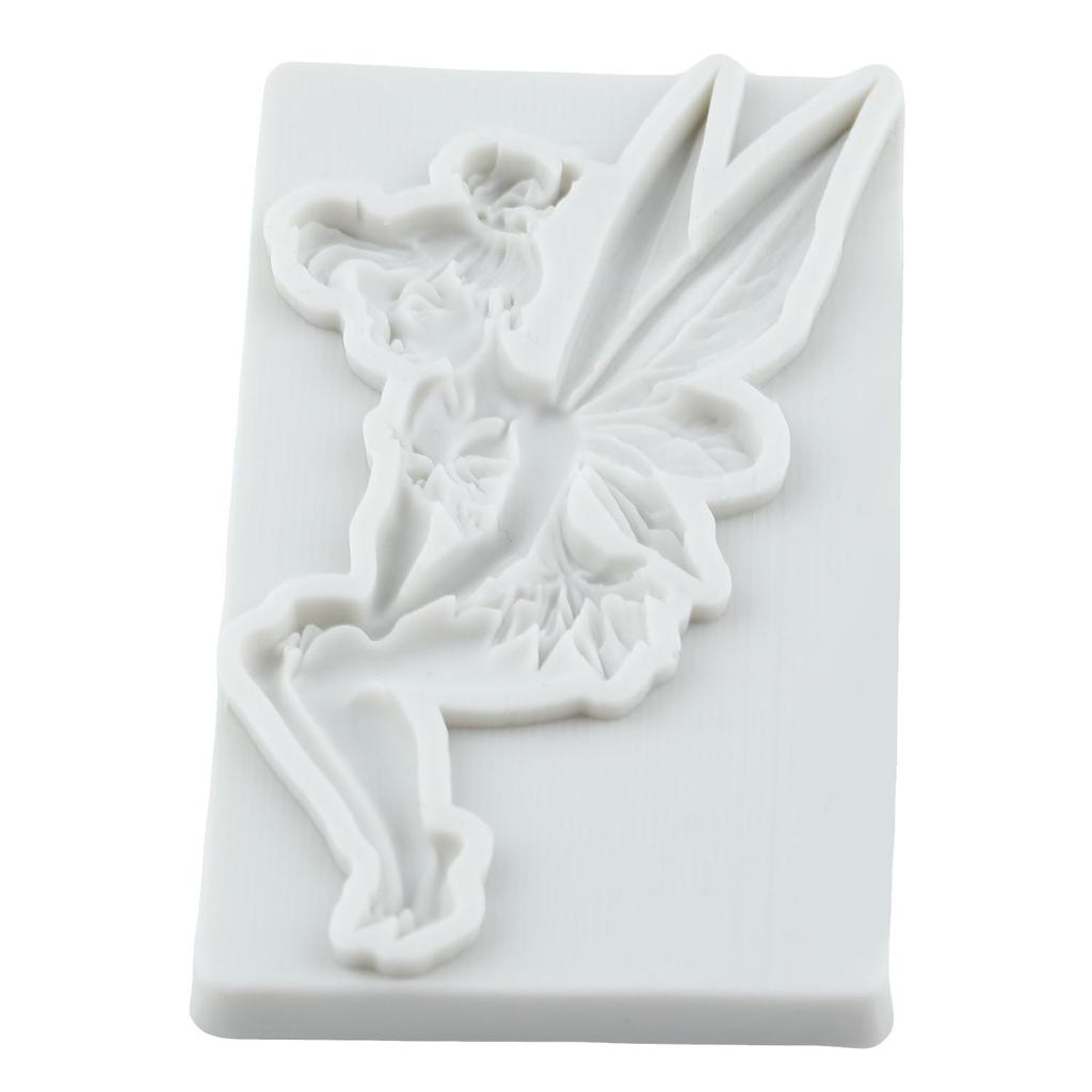 Flower Fairy Silicone Molds Dancer Goddess Feather Girl Fondant Mold Cake Decorating Tools Cupcake Topper Candy Resin Clay Chocolate Gumpaste Mold
