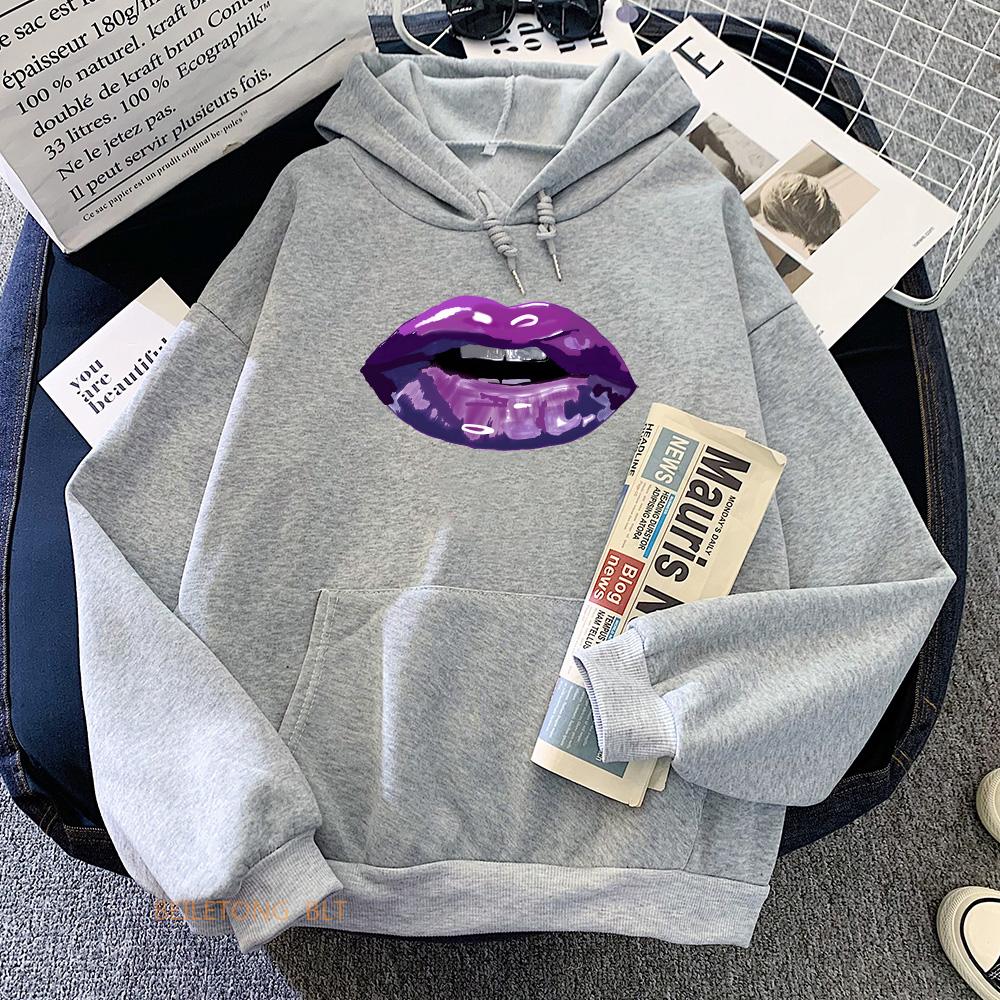 Purple Kiss Hoodies Korean Sweatshirts Fleece Comfortable Women Men Hooded Pullovers Sudaderas Ropa Mujer Girl