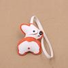 PU Leather Corgi Keychain Cute Dog Accessory Decoration Lightweight PU Craft Pendant For Daily Bag Styling