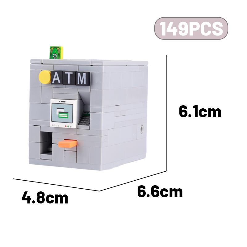 MOC Bricks Accessories City Supermarket Shop Store Building Blocks Street View Drink Food Vegetable Food Dessert Blocks Printed