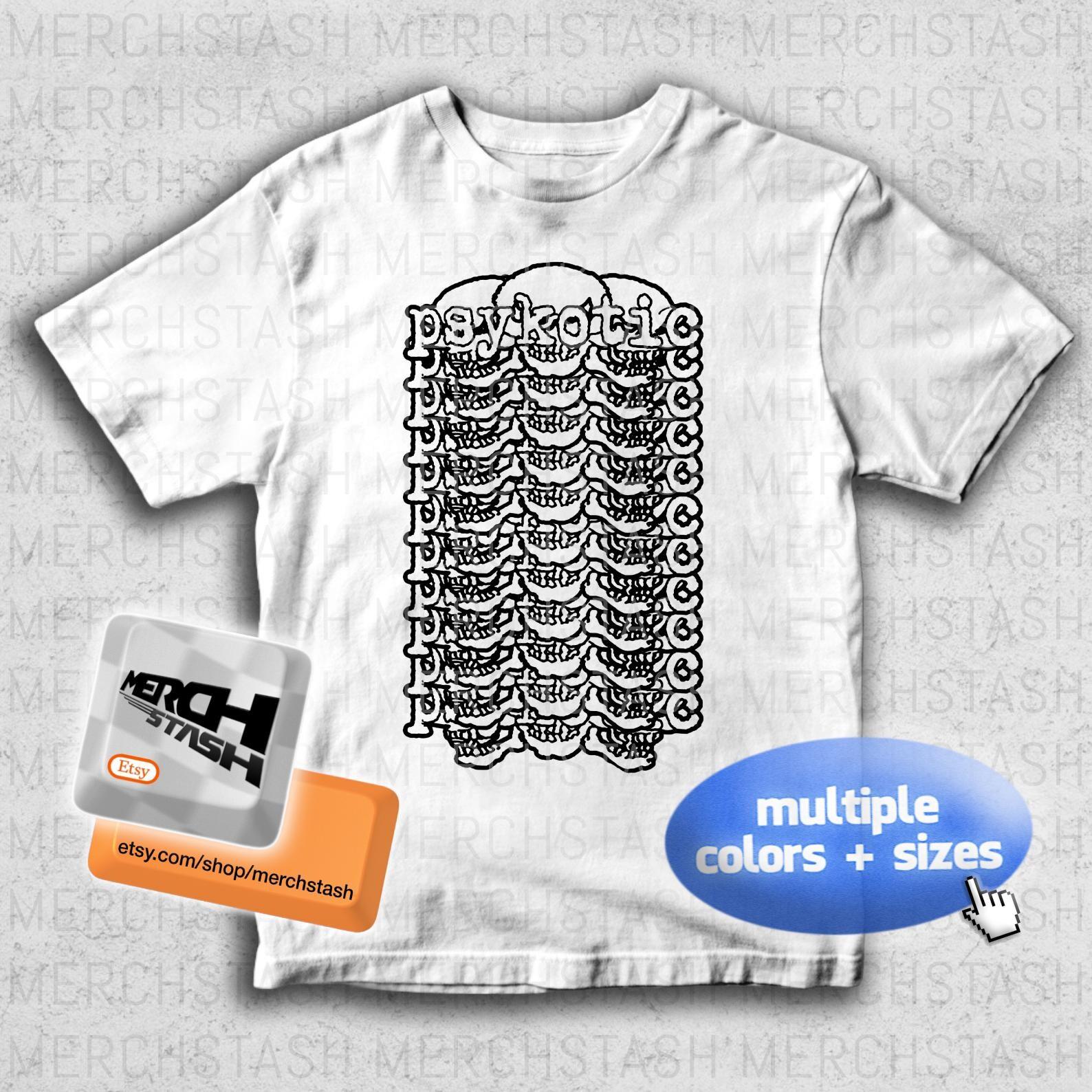 Osamason Psykotic Logo Cover T-Shirt Tee Merch | Nettspend Che 2Hollis Bladee Jaydes Fakemink Cheromani Ken Carson 1Oneam Nine Vicious S