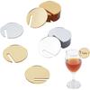 30 Acrylic Round Drink Tags for Weddings & Parties - DIY Cup Edge Decorations