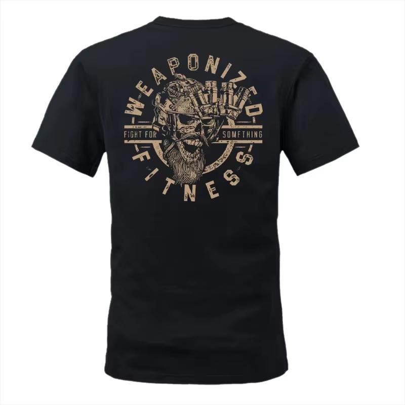 Summer Unisexs Military Style Tactical Pattern TShirt 2026 New Design Unisexs Cotton Street Fashion Style