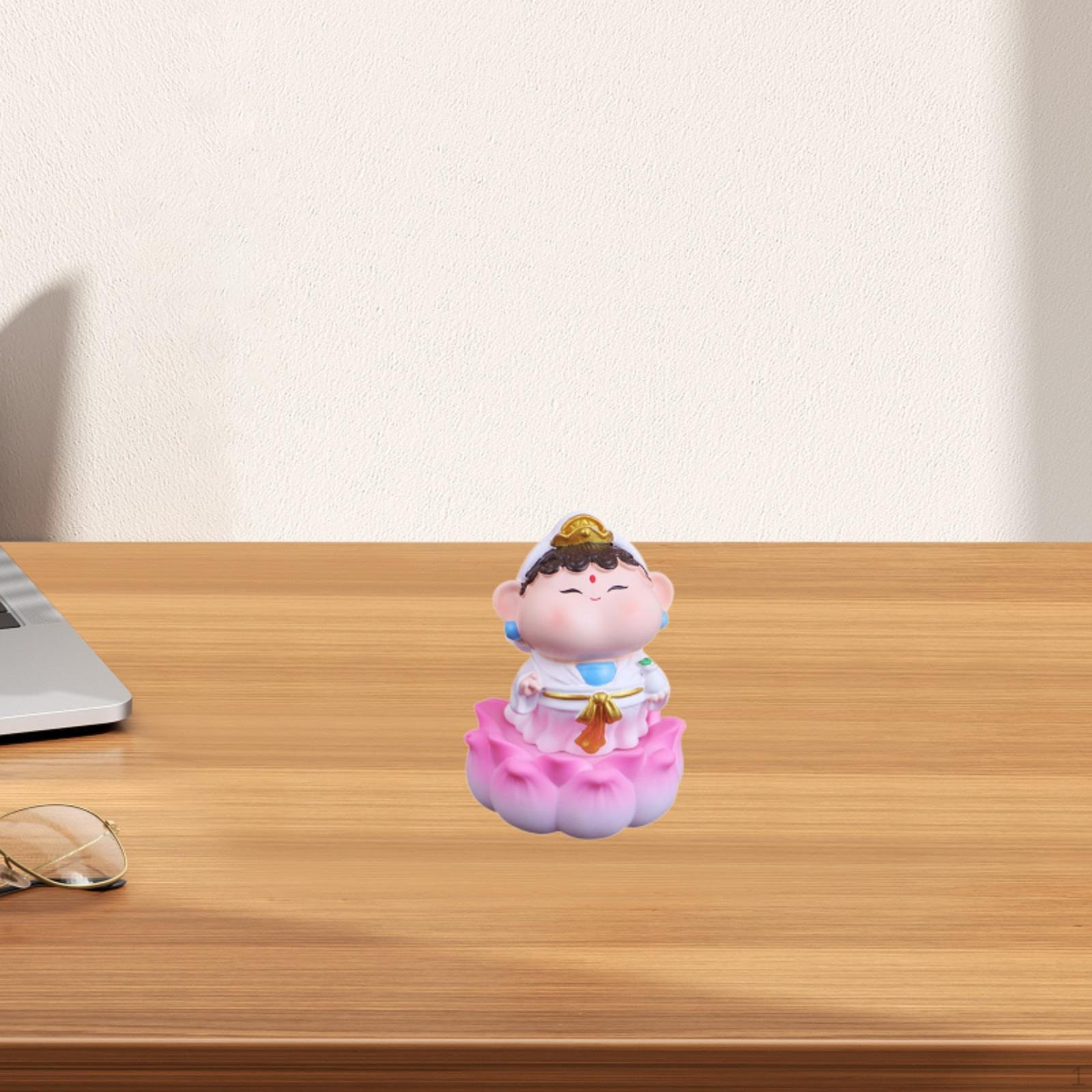 

Статуя китайского бога, статуэтка фэн-шуй, настольное украшение, скульптура из смолы для фермерского дома Guanyin