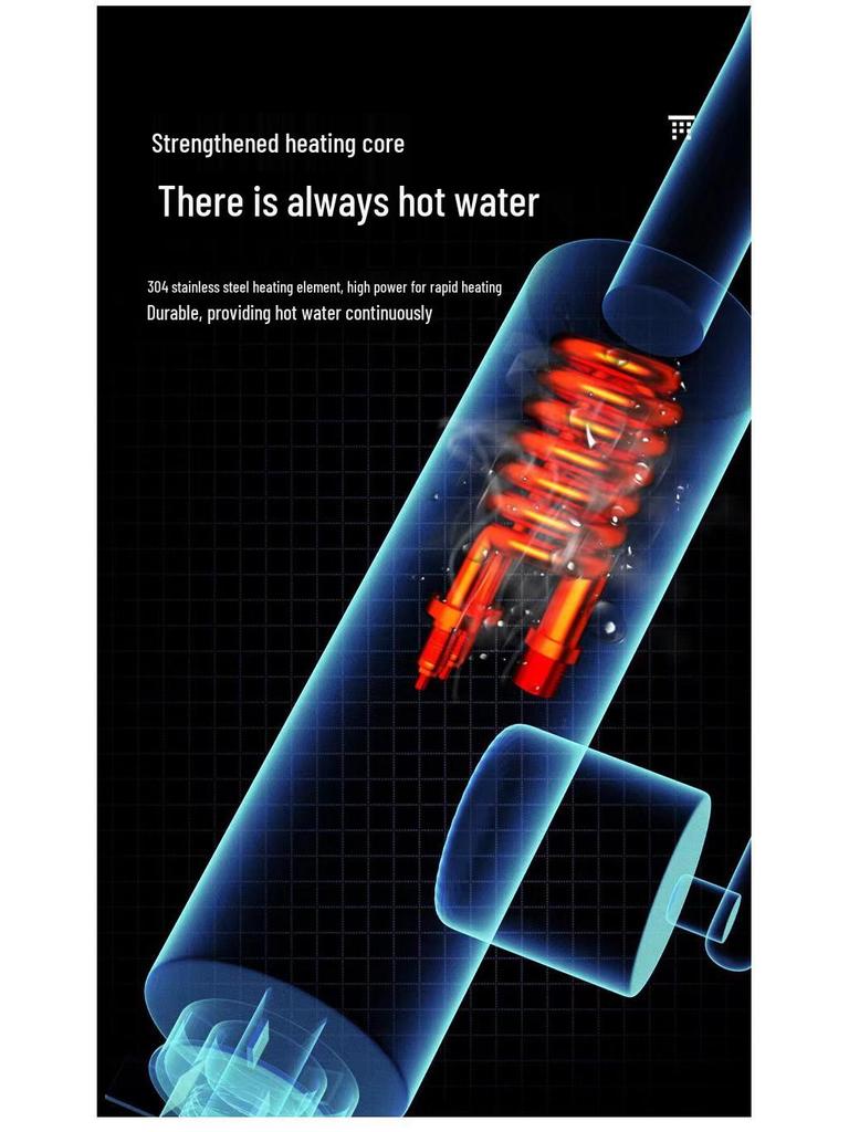 Quick-Heating Dual-Use Electric Water Faucet with Digital Display