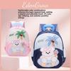 Kids Dualshoulder Cartoon Bear Backpack With Air Cushion Straps For Kindergarten Entrance