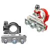 1 Pair Car Battery Terminals 12V Auto Battery Terminal Connector Battery Bornes Cable Terminal Adapter Clamps Clip Screw