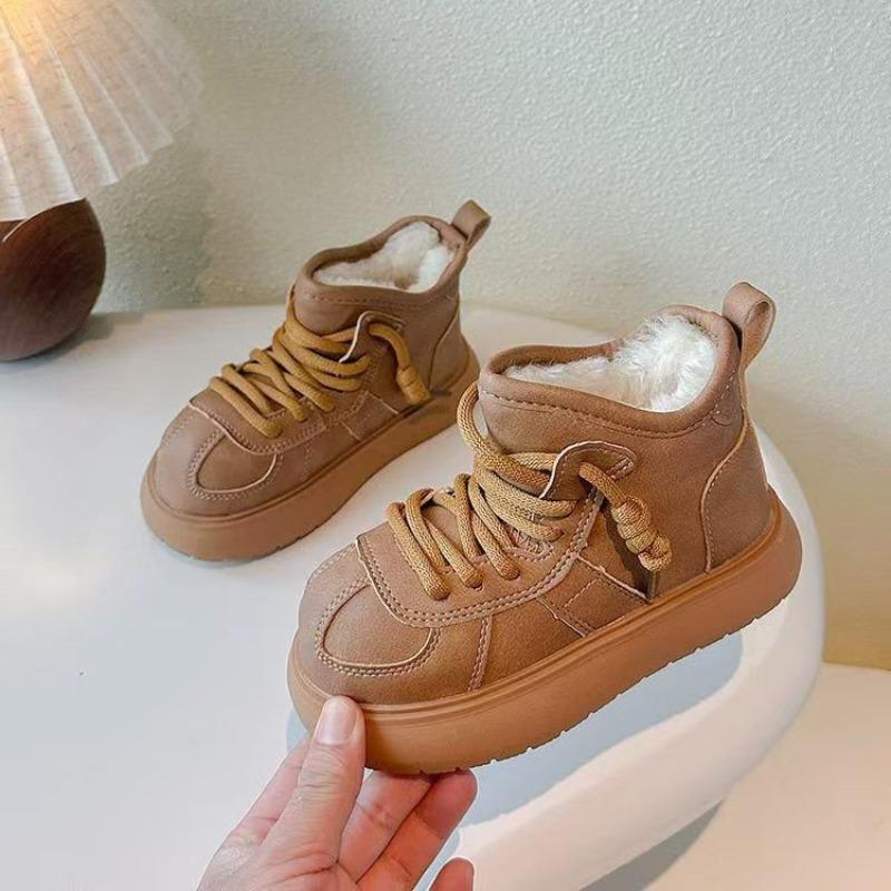 Children's Winter Thickened Anti-slip Snow Boots Kapibala Cotton Shoes Boys' Warm Slip-on Cotton Boots