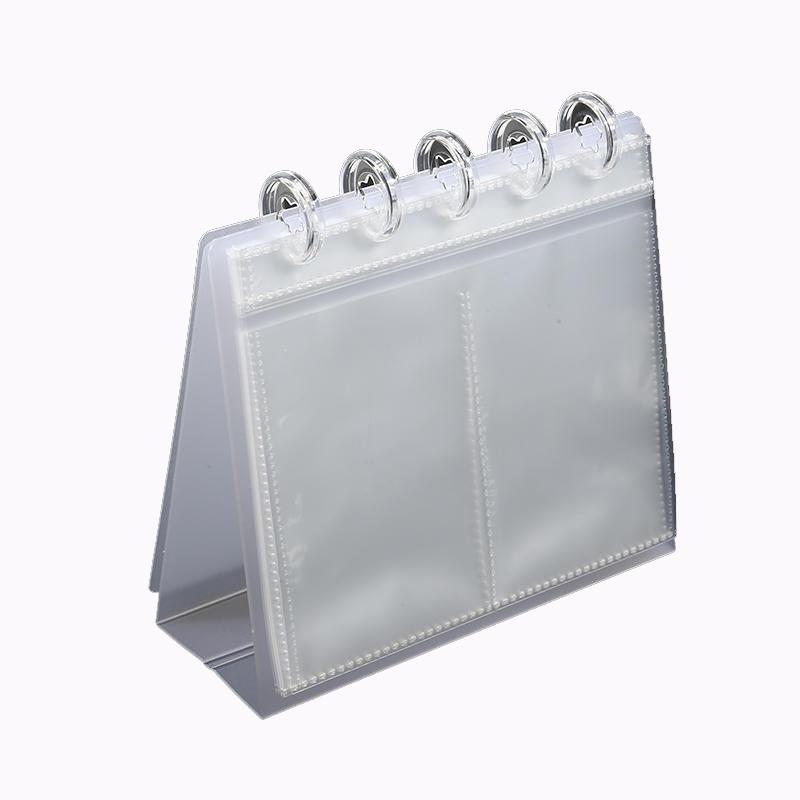 New Transparent Desktop Photo Album DIY Photocard Holder Decor Simplicity Idol Card Picture Display Binder Storage Photo Card