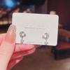 Bling Crystal Musical Notes Pendant Earrings for Women Fashion Party Anniversary Jewelry Accessories Earings