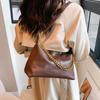 Large Capacity Casual Bag 2025 Retro Commuting Texture Single Shoulder Underarm Bag Temperament Simple Dumpling Bag Solid Color