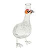 Yousheng Chicken Shape Whiskey Decanter, Hand Blown Glass Bird Liquor Dispenser, Animal Wine Pourer for Home Bar, Gift for Whiskey Lovers