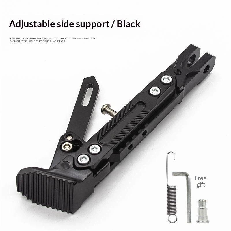 Universal Motorbike Kickstand Parking Kick Stand Bracket Foot Side Supportor Crutch Holder Motorcycle Dirt Bike Accessories 1Pc