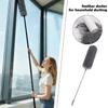 1Pcs Dust Duster Telescopic Flexible Stainless Steel Household Feather Duster Cleaning Tool Microfiber Dust Brush Set