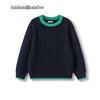 Balabala Kids' Preppy Colorblock Pullover Sweater