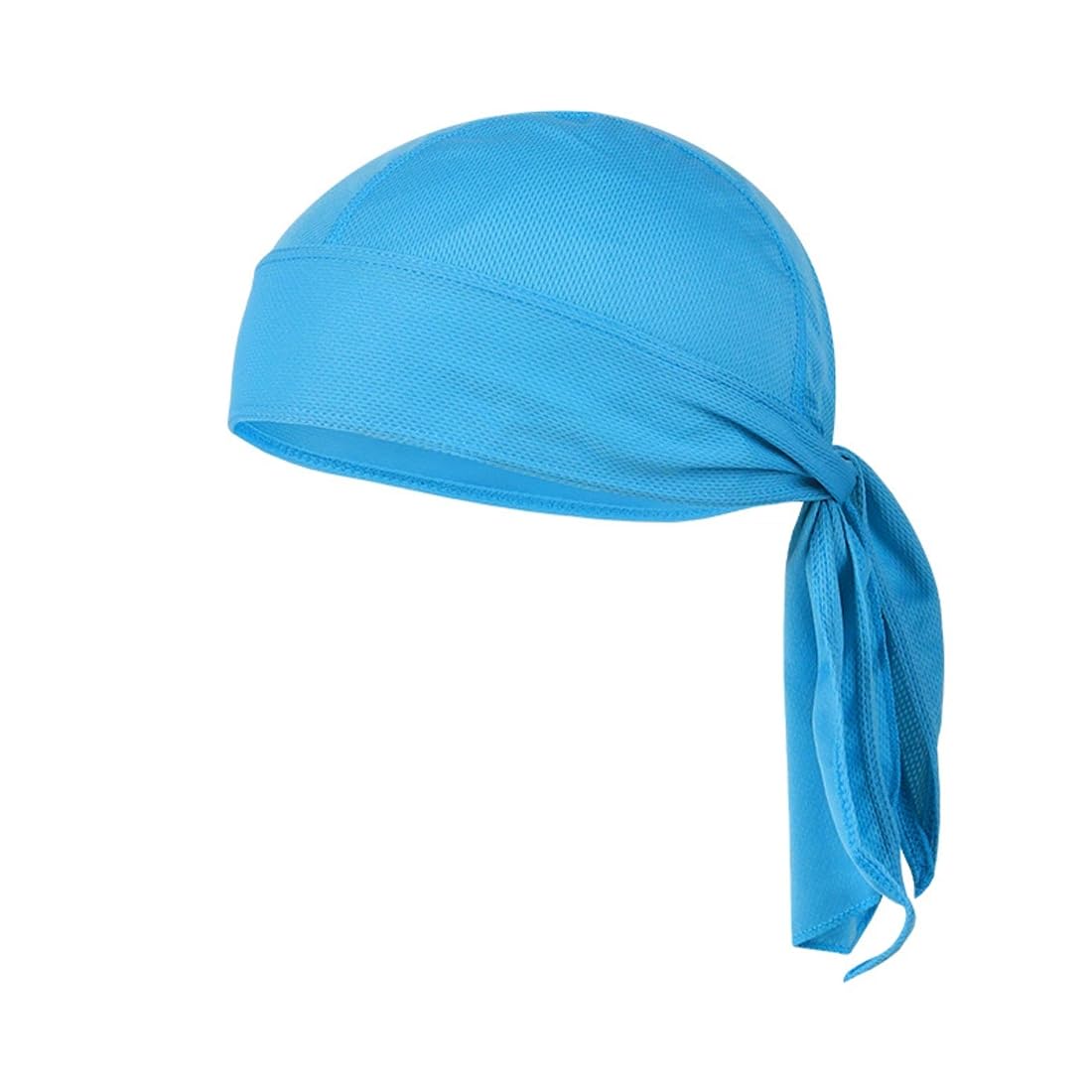 

Kakatrend Bandana Cap Light Blue Quick Dry Sweat Absorption Pirate Hat UV Cut Sweat Stopper Men s Breathable Mesh Doo Rag Skull Cap Bandana