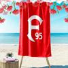 Fortuna Düsseldorf Logo Aufdruck Strandtuch, Großes Weiches Schnelltrocknendes Handtuch für Strand Camping Schwimmen